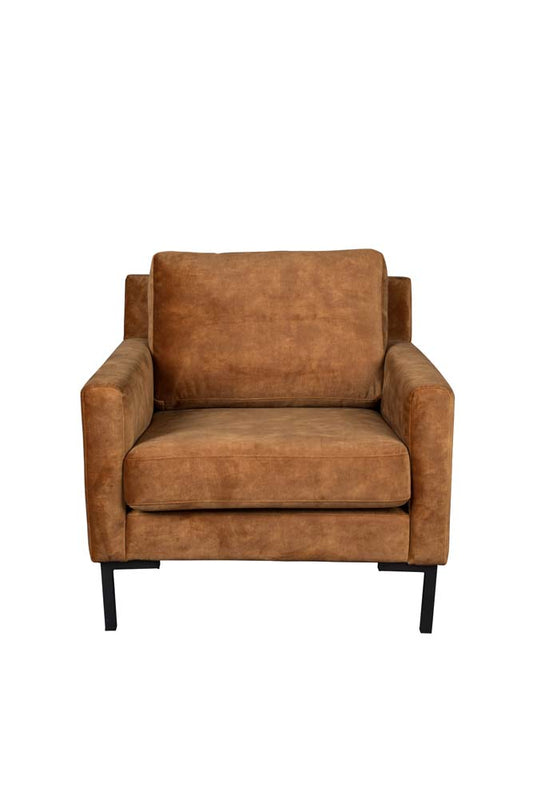 Houda Lounge-Sessel Braun - Voelpe