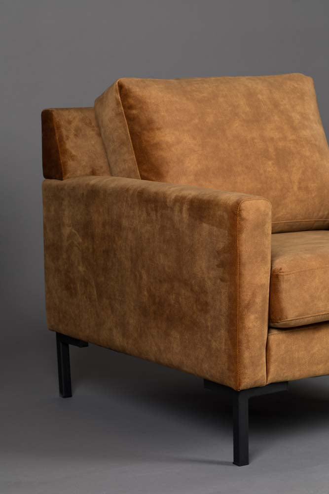 Houda Lounge-Sessel Braun - Voelpe