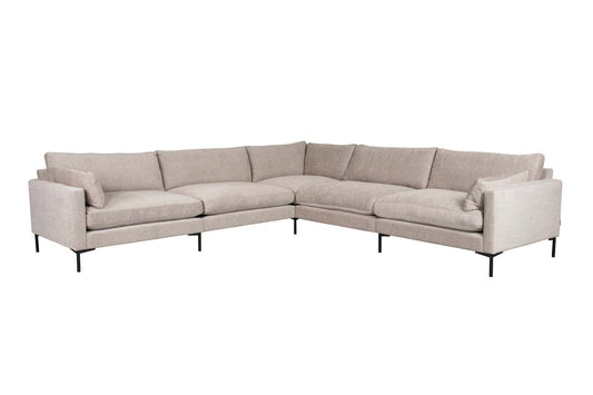 Summer Ecksofa 318x318 cm Beige - Voelpe