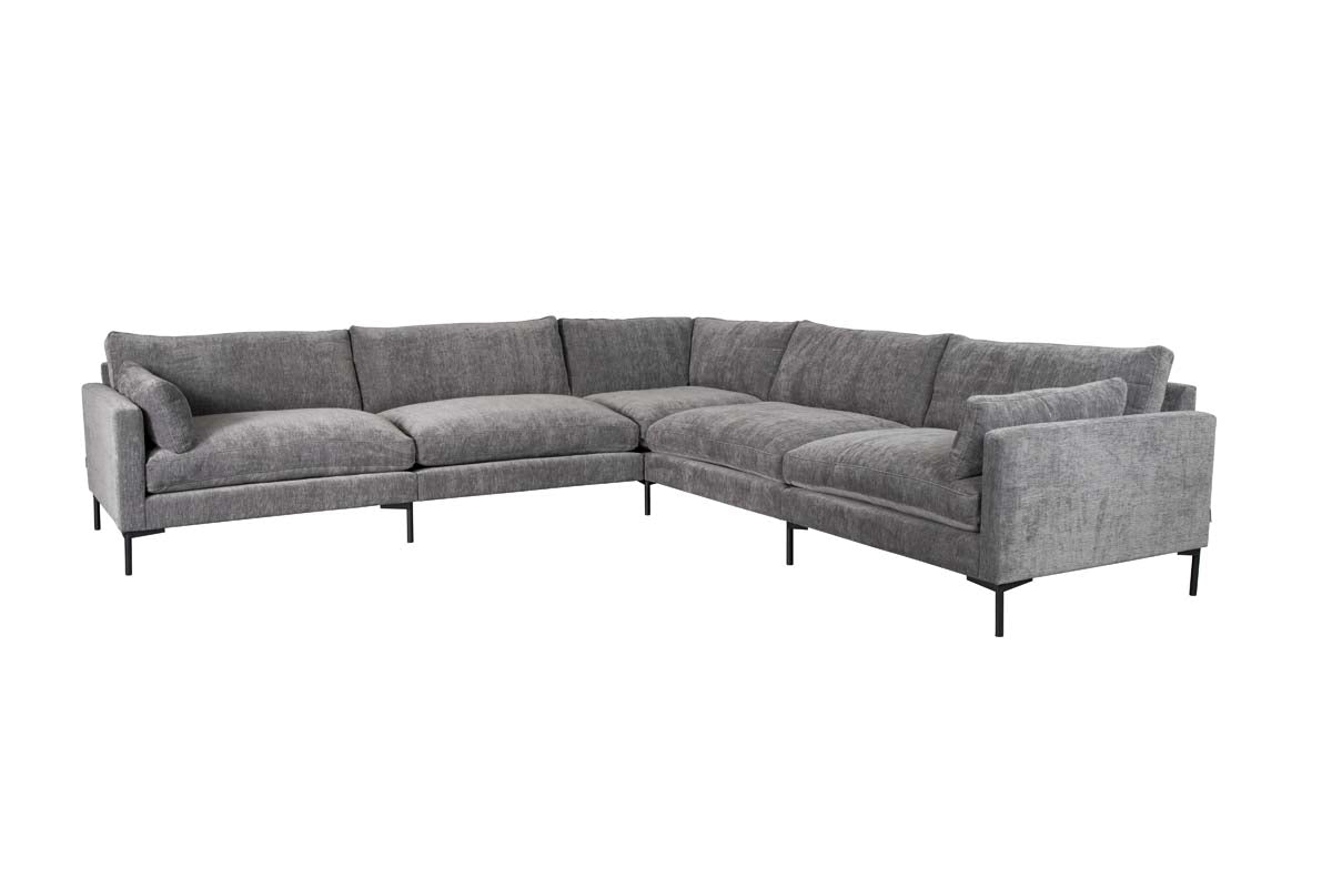 Summer Ecksofa 318x318 cm Anthrazit