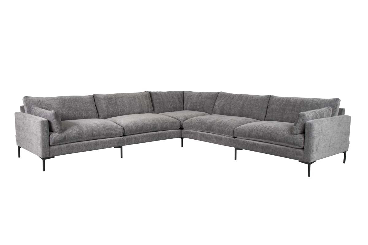 Summer Ecksofa 318x318 cm Anthrazit - Voelpe