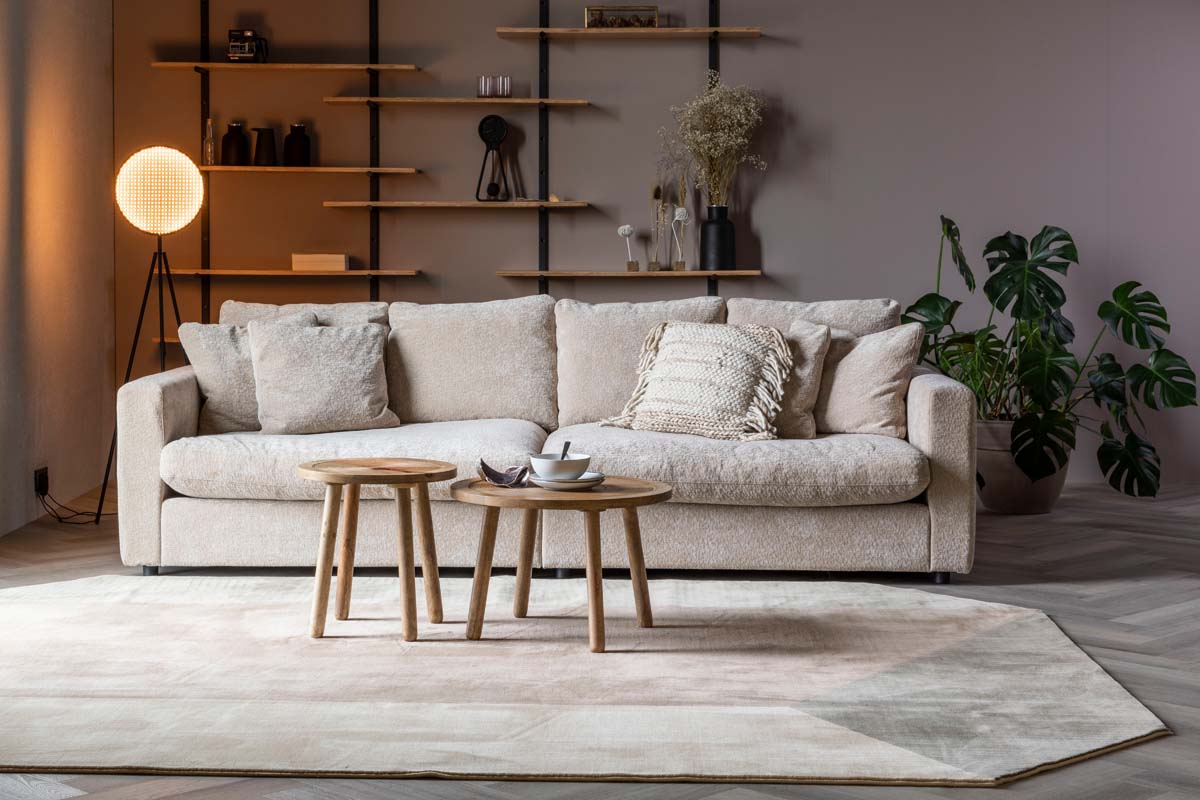 Sense Sofa 3-Sitzer Beige - Voelpe