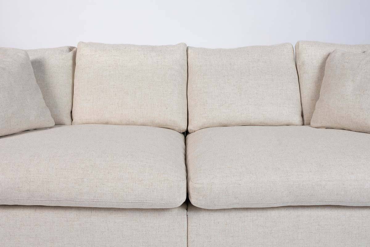 Sense Sofa 3-Sitzer Cremeweiß - Voelpe