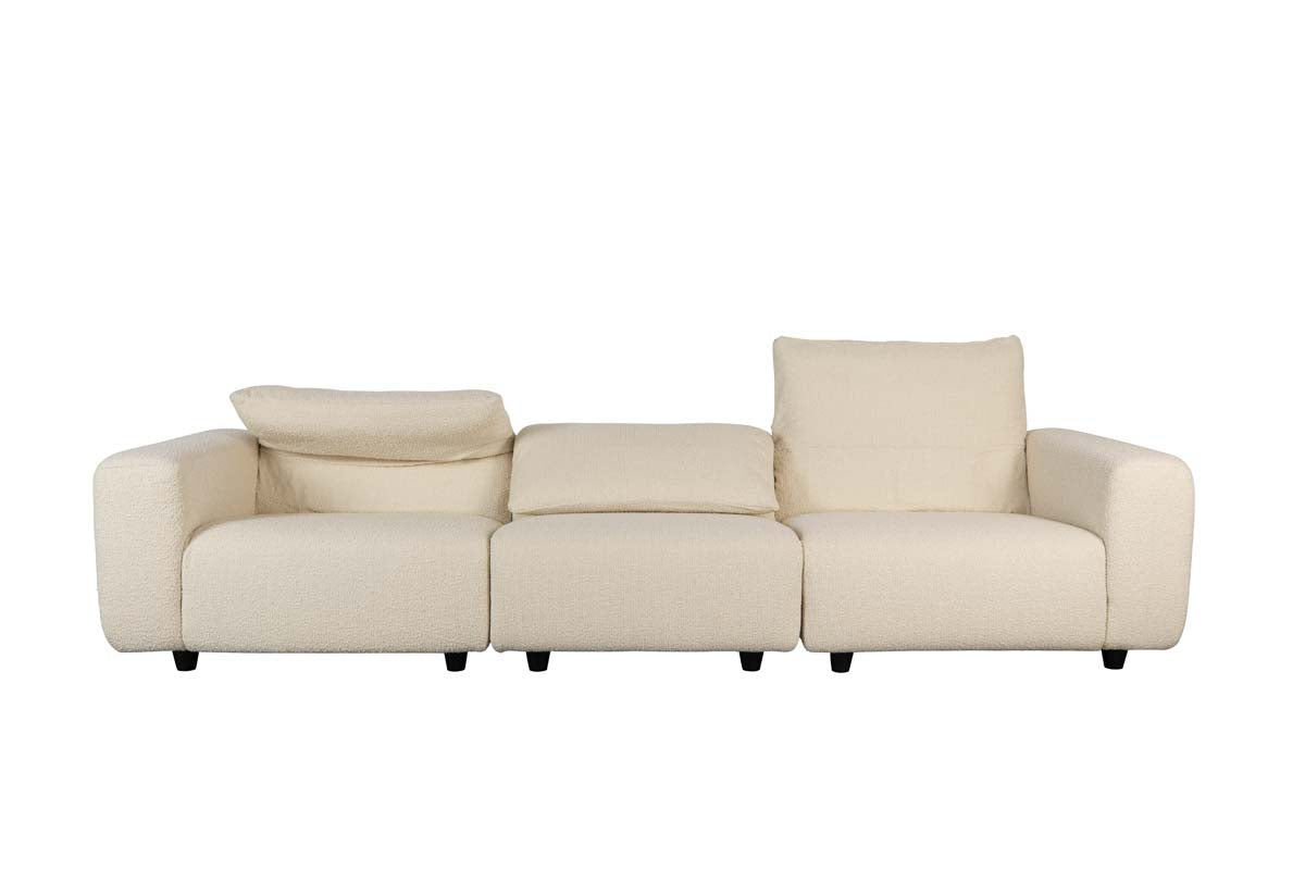 Wings Sofa 3-Sitzer Creme - Voelpe