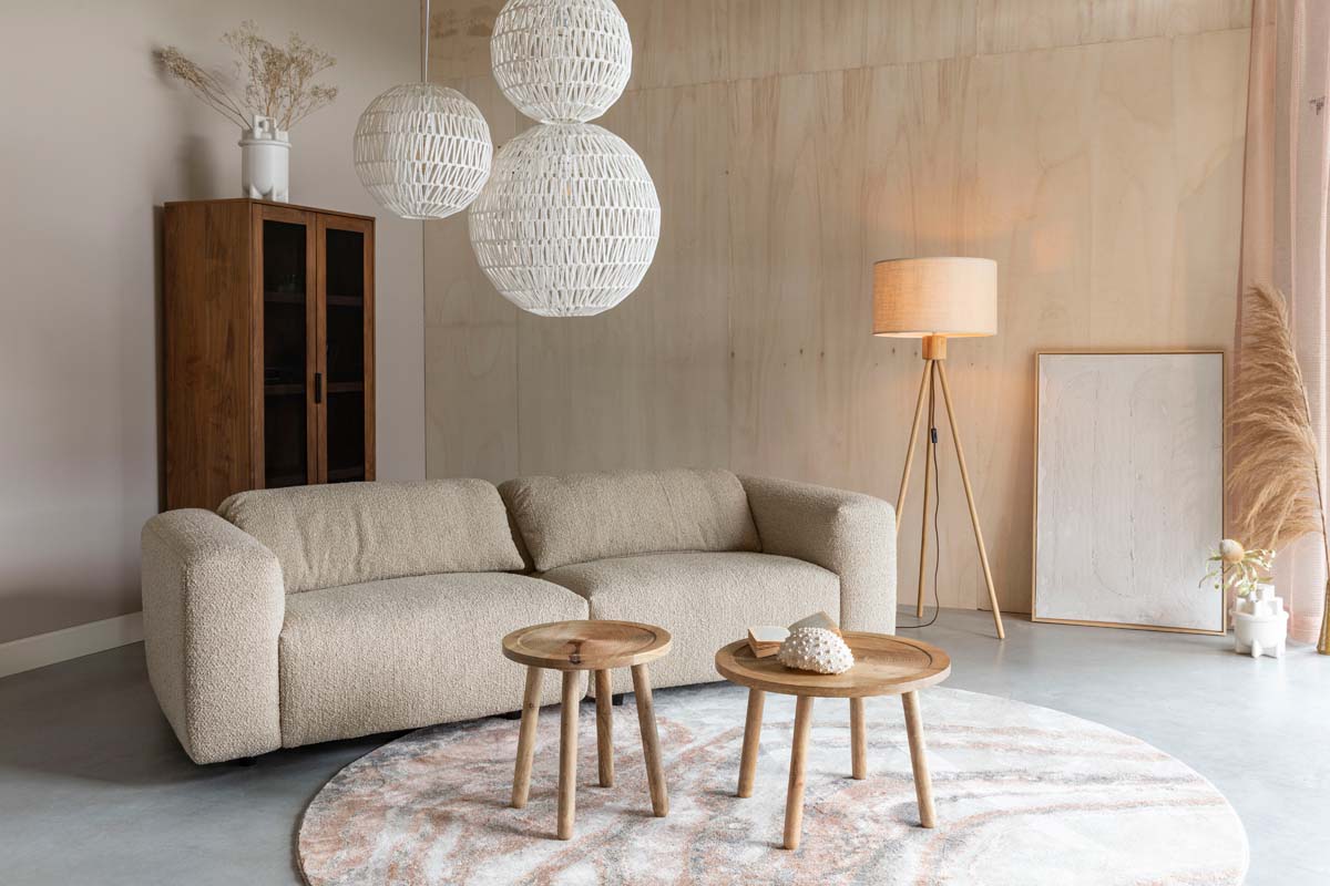 Wings Sofa 2-Sitzer Sand - Voelpe