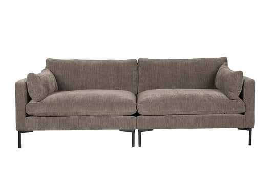 Summer Sofa 3-Sitzer Braun/Grau - Voelpe