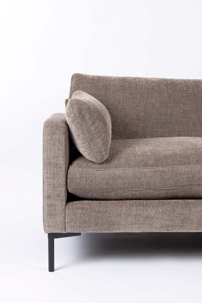 Summer Sofa 3-Sitzer Braun/Grau - Voelpe