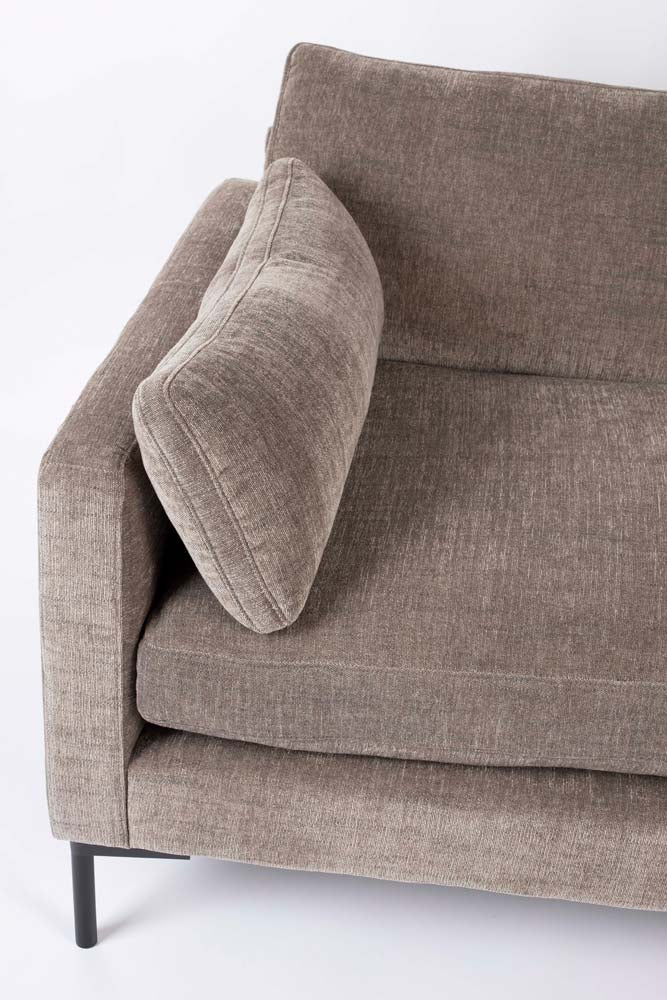 Summer Sofa 3-Sitzer Braun/Grau - Voelpe