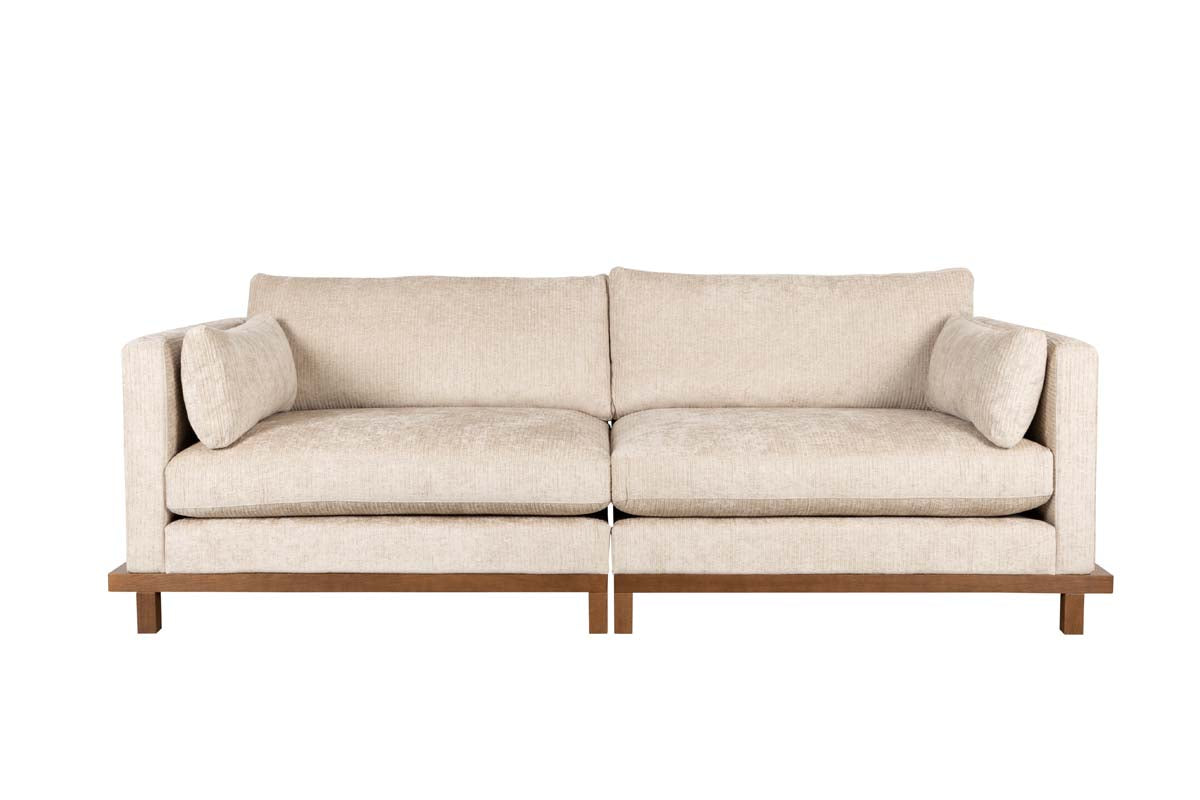 Blossom 3-Sitzer Sofa Beige - Voelpe