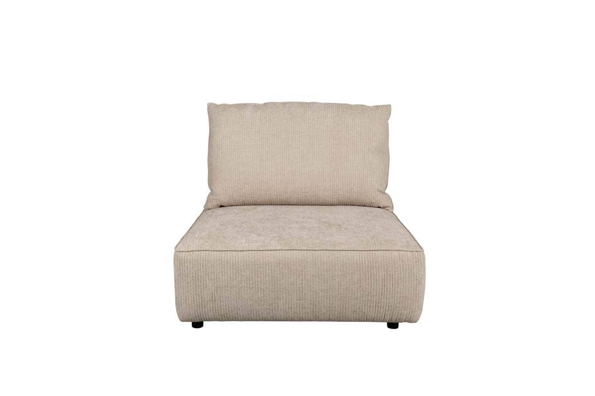 Sofa HUNTER 1,5-Sitzer mit Rücken Beige - Voelpe