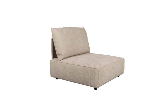 Sofa HUNTER 1,5-Sitzer mit Rücken Beige - Voelpe