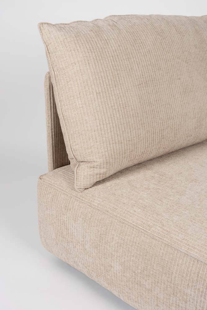 Sofa HUNTER 1,5-Sitzer mit Rücken Beige - Voelpe