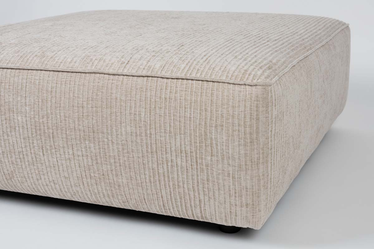 Sofa HUNTER 1,5-Sitzer ohne Rücken Beige