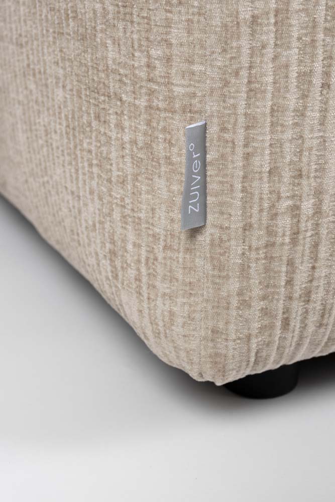 Sofa HUNTER 1,5-Sitzer ohne Rücken Beige