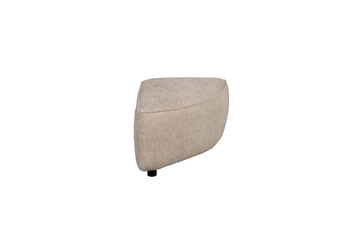 Sofa HUNTER PIE POUF Rechts Beige - Voelpe