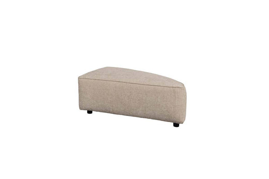 Sofa HUNTER PIE POUF Rechts Beige - Voelpe