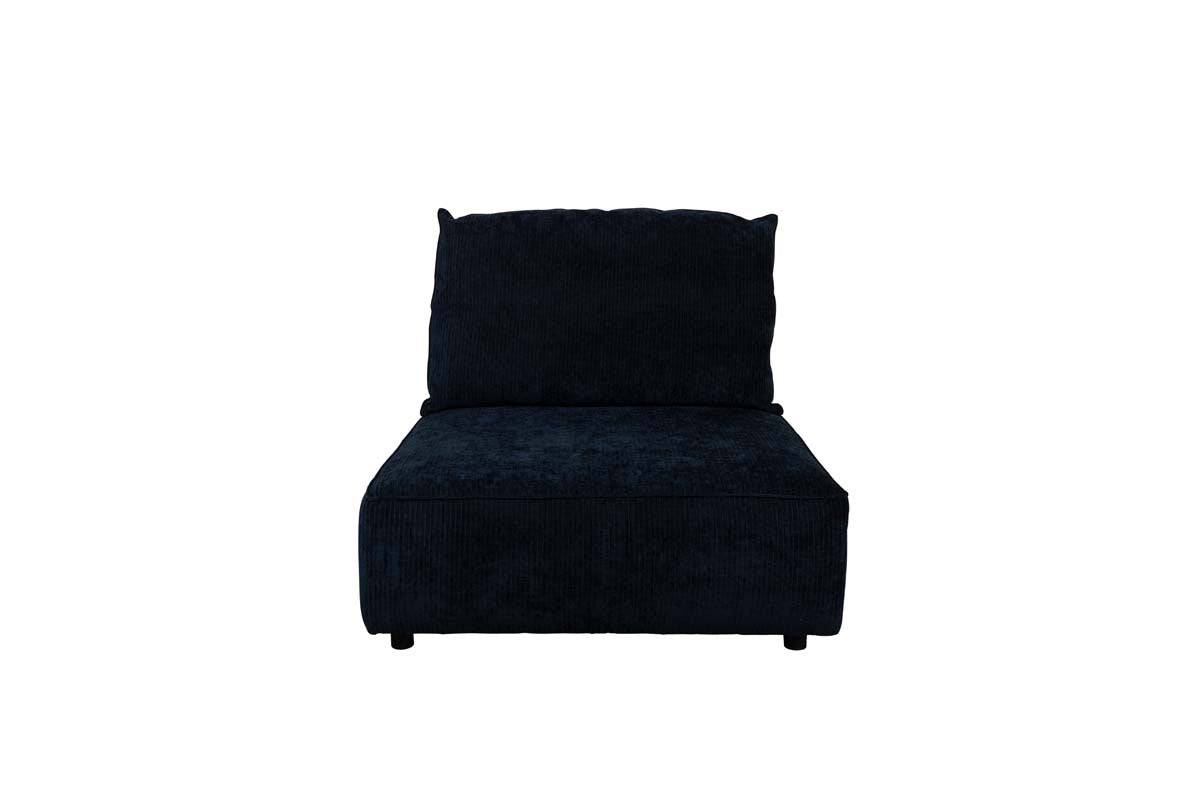 Sofa HUNTER 1,5-Sitzer mit Rücken Blau - Voelpe