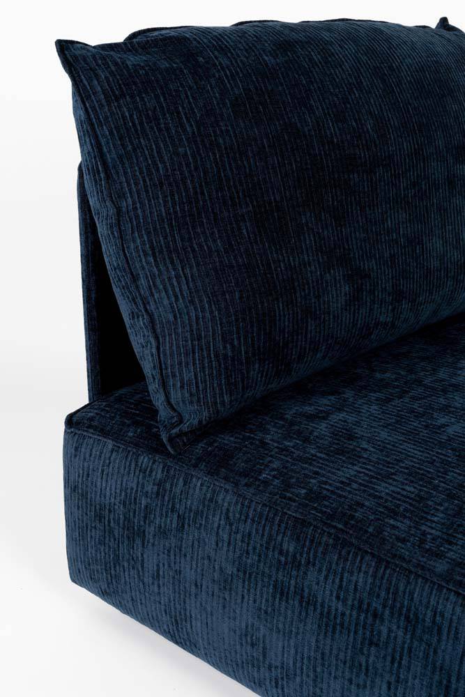 Sofa HUNTER 1,5-Sitzer mit Rücken Blau - Voelpe