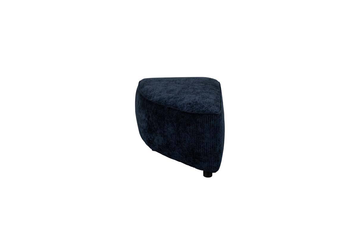 Sofa HUNTER PIE POUF Links Blau - Voelpe