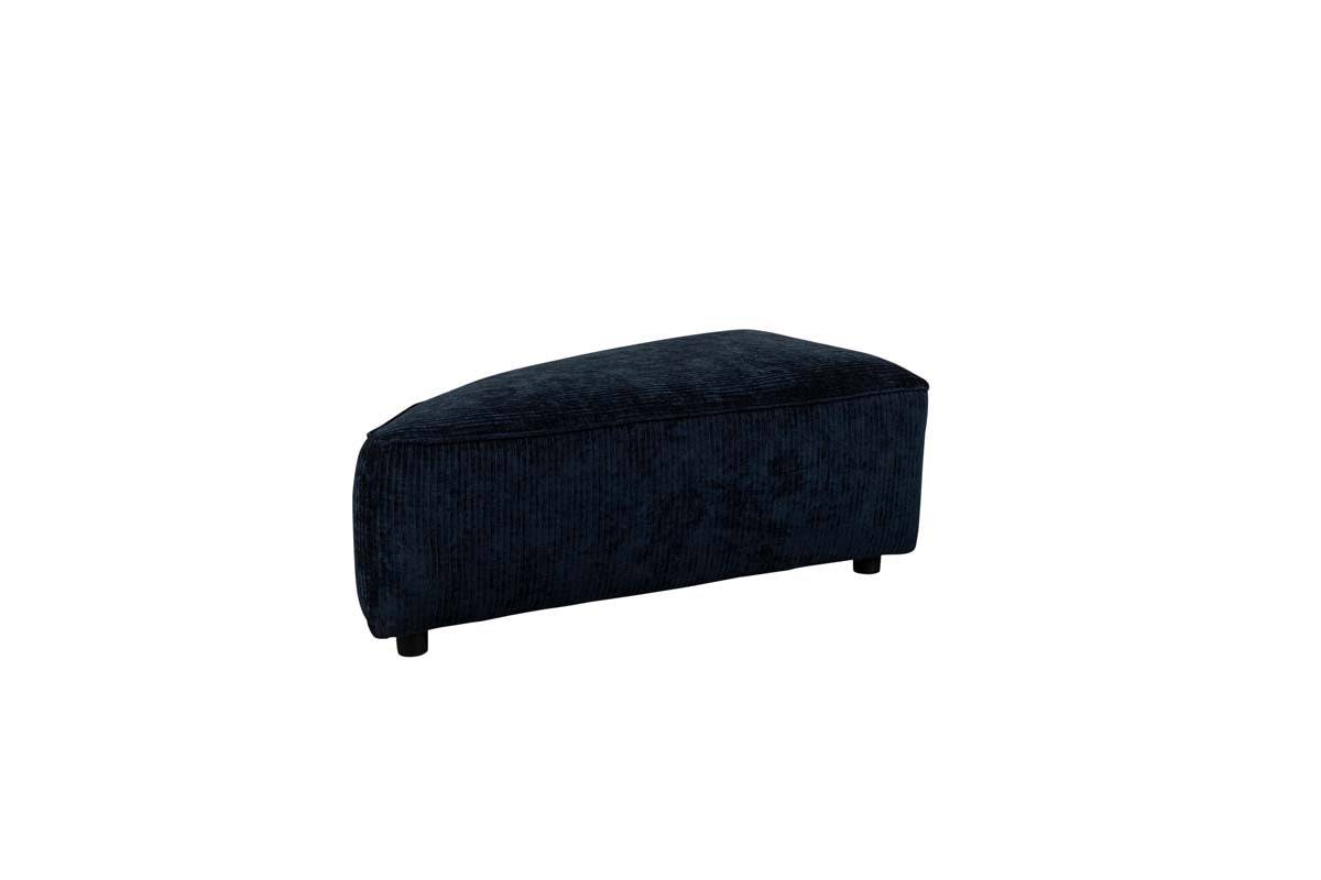 Sofa HUNTER PIE POUF Links Blau - Voelpe