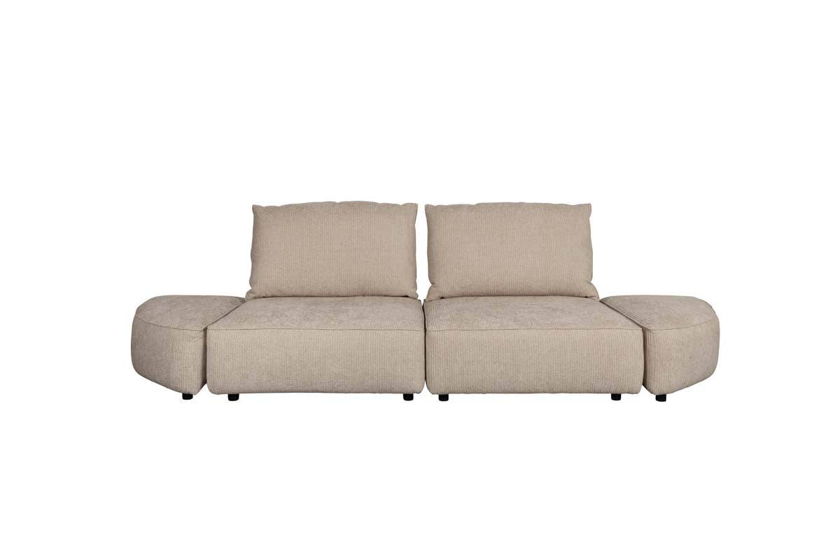 Sofa HUNTER 3-Sitzer Beige - Voelpe