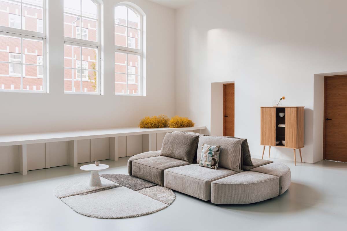 Sofa HUNTER 3-Sitzer Beige