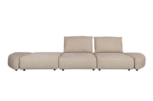 Sofa HUNTER 4,5-Sitzer Beige - Voelpe