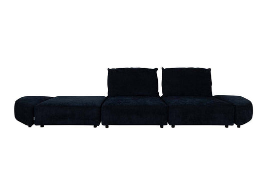 Sofa HUNTER 4,5-Sitzer Blau - Voelpe