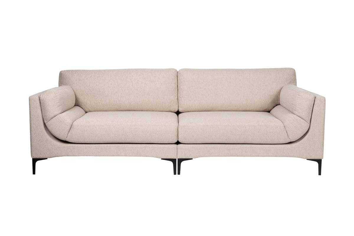 Sofa BALCONY 3-Sitzer Beige - Voelpe