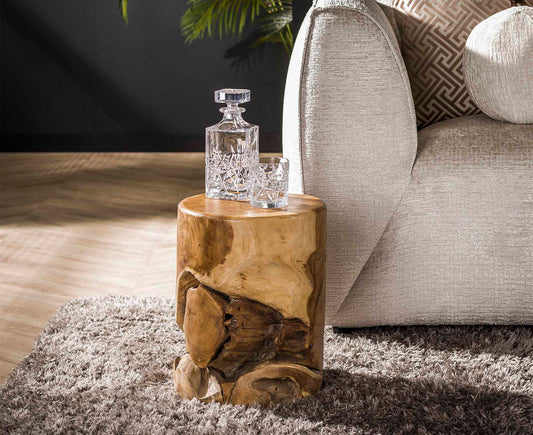 Natural Line Beistelltisch Teak Massivholz