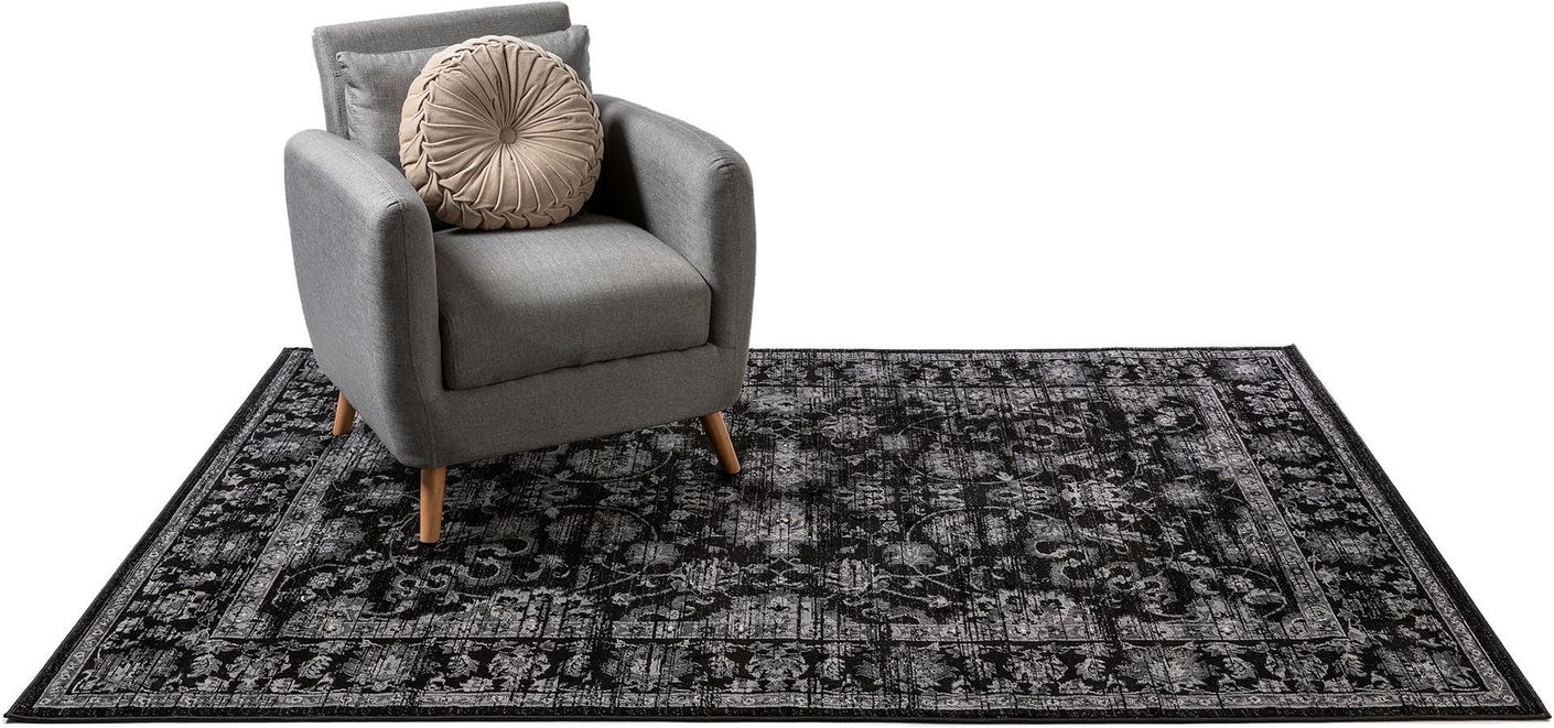 Teppich Velvet 200x290 cm Schwarz