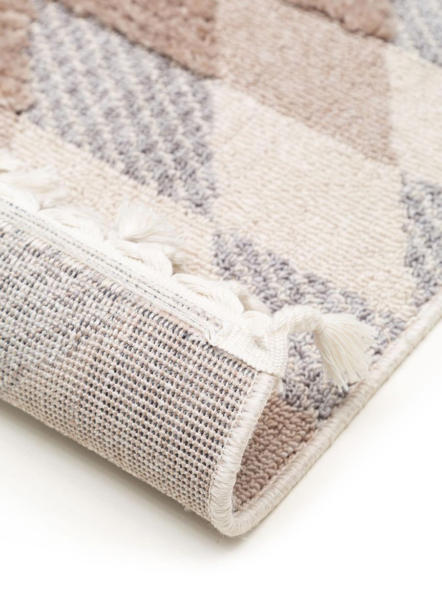 Teppich Oyo Beige / Grau
