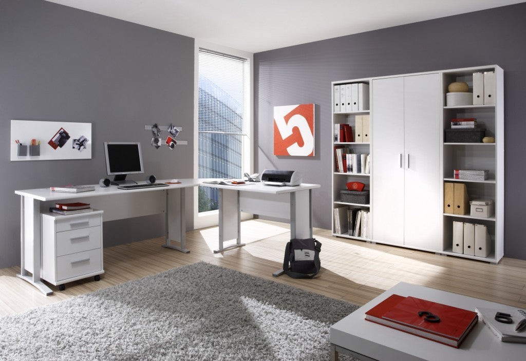 Office Line Home Office Komplettset 5-teilig Weiß