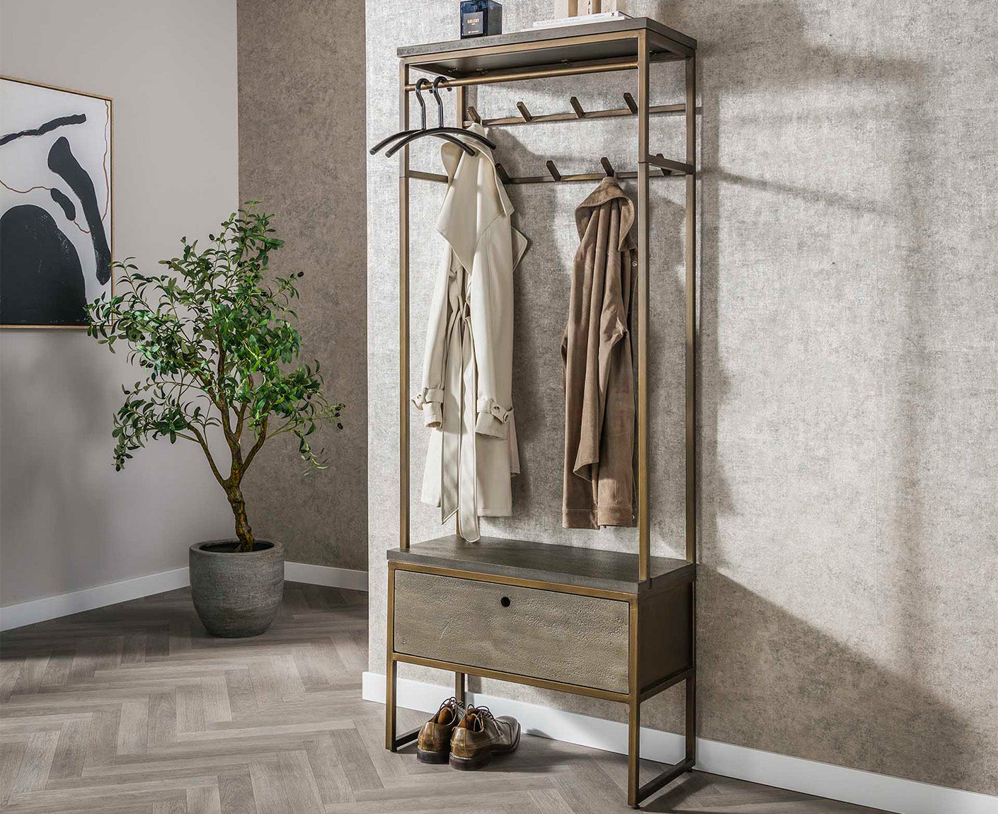 Garderobe Stab Ferro / Antik Bronze
