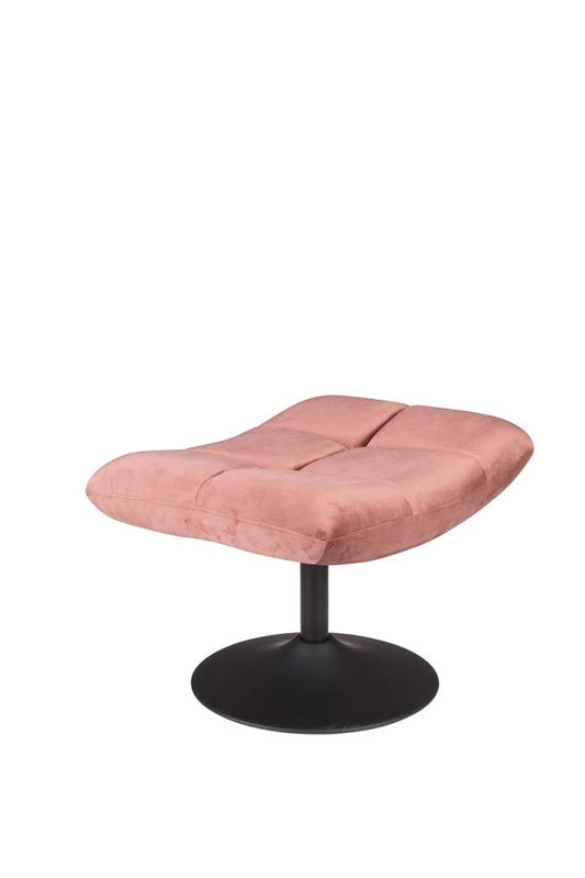 Bar Hocker mit Samtbezug Rosa - Voelpe