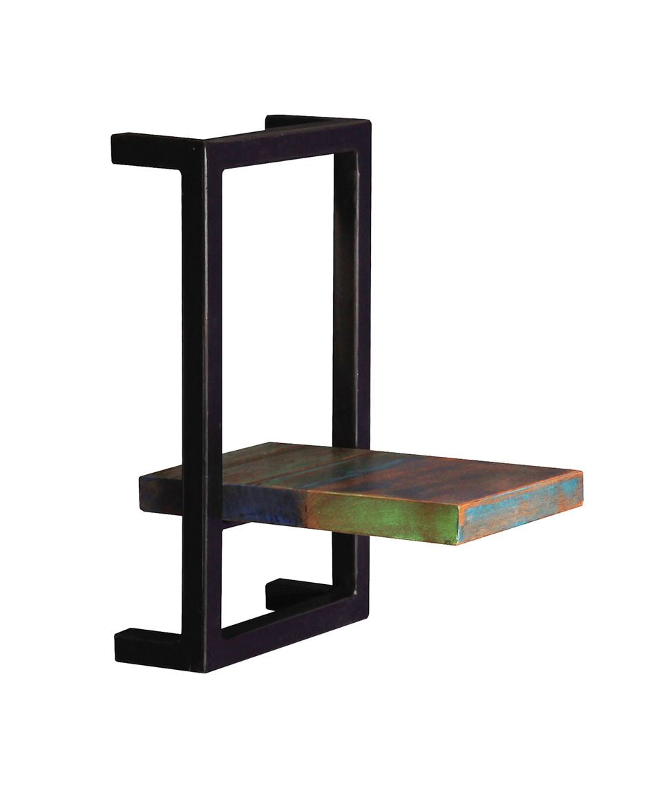 277118 RIVERBOAT Wandregal-Set, 4-teilig Bunt, Schwarz