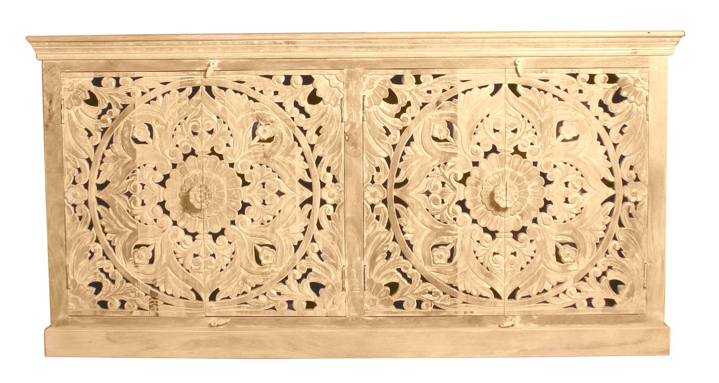 LAKADEE Sideboard 4-türig Natur