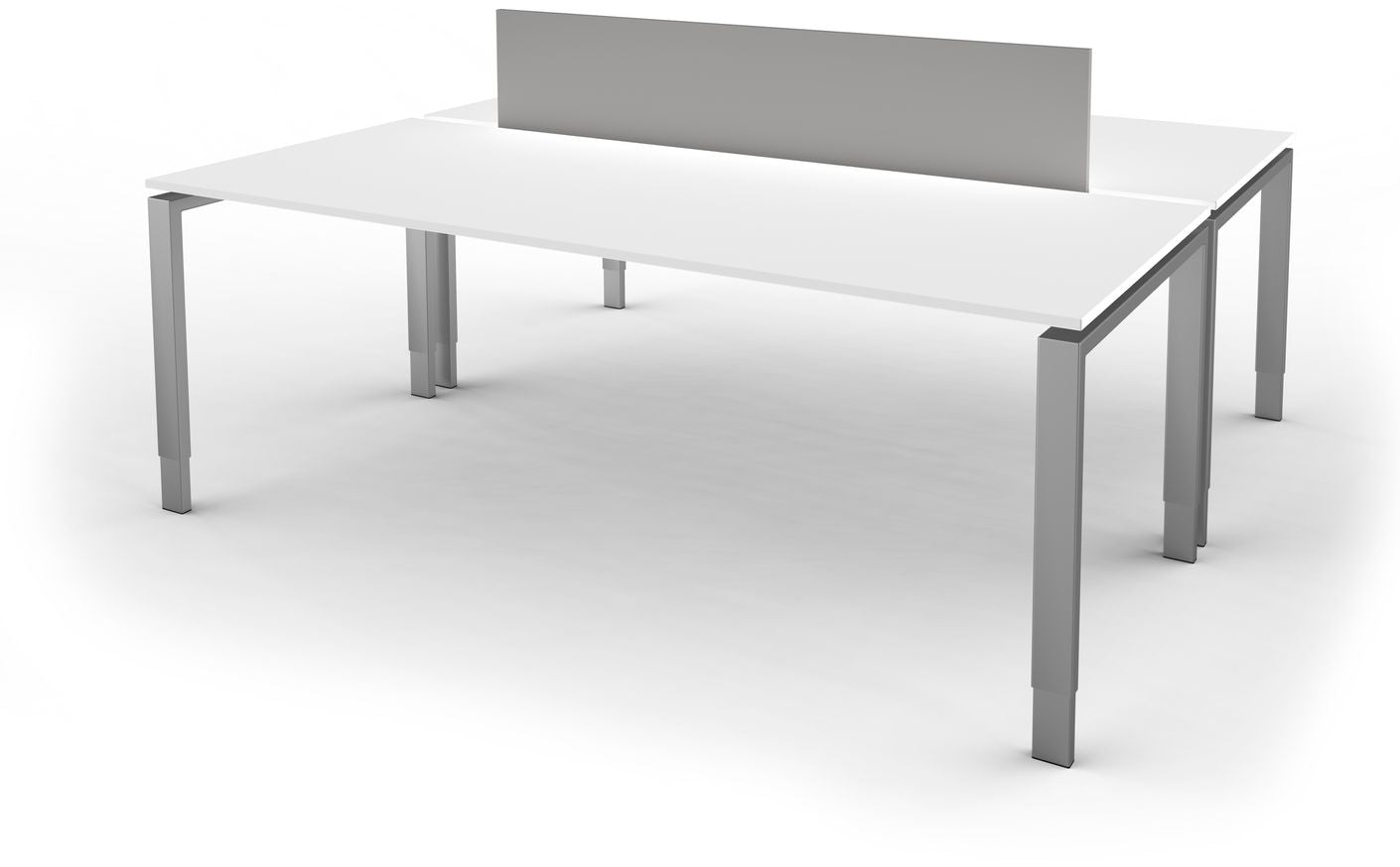 Tischtrennwand für Tische mit 160 - 180 cm breite Grafit