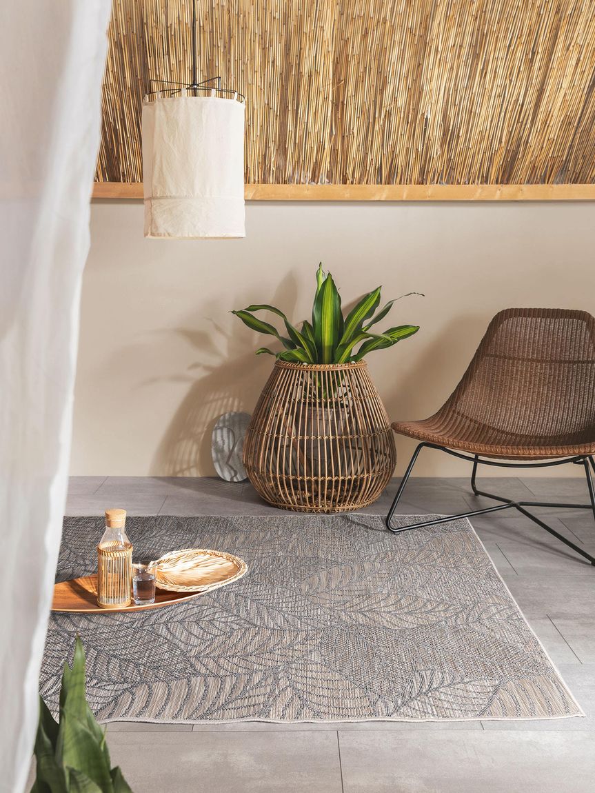 In- & Outdoor Teppich Arena Creame / Grau