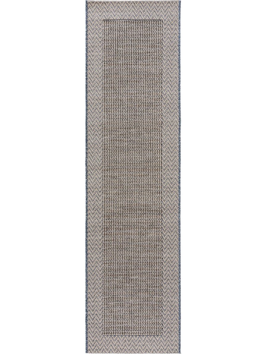 In- & Outdoor Läufer River 67x240 cm Beige / Blau - Voelpe