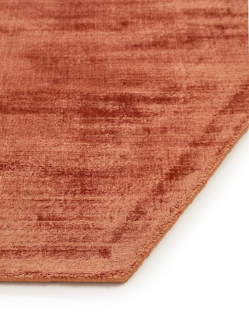 Viskoseteppich Nova 150x170 cm Kupfer