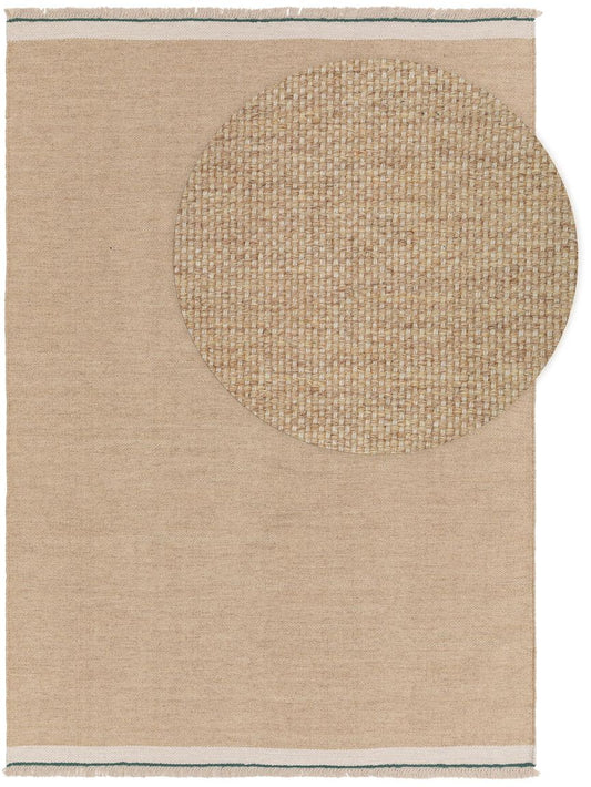 Wollteppich Karla Beige