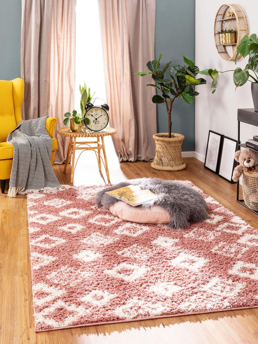 Kinderteppich Soho Rosa