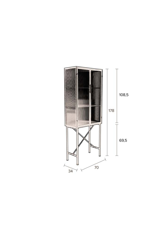 Boli Schrank Grau - Voelpe