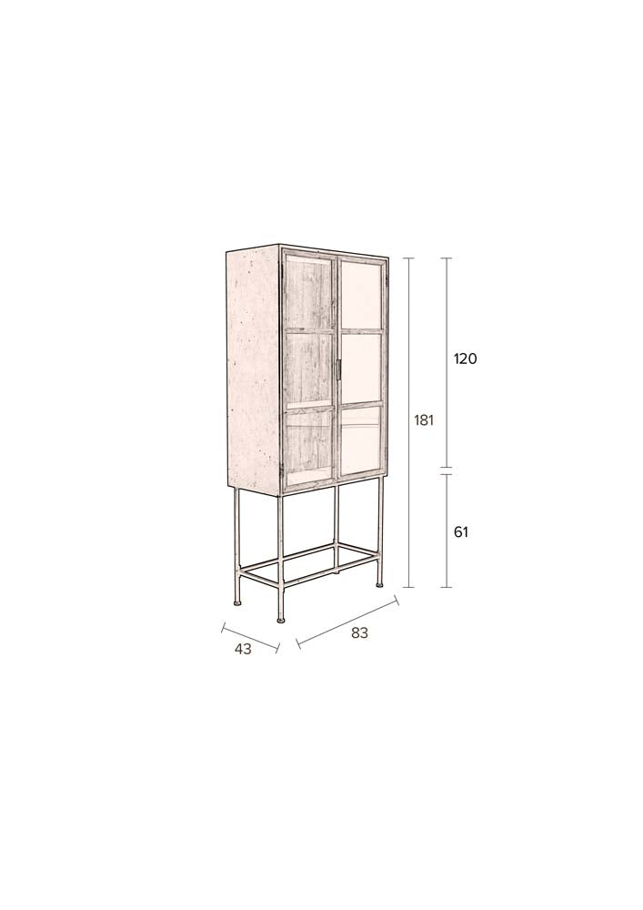 Berlin Schrank Braun - Voelpe