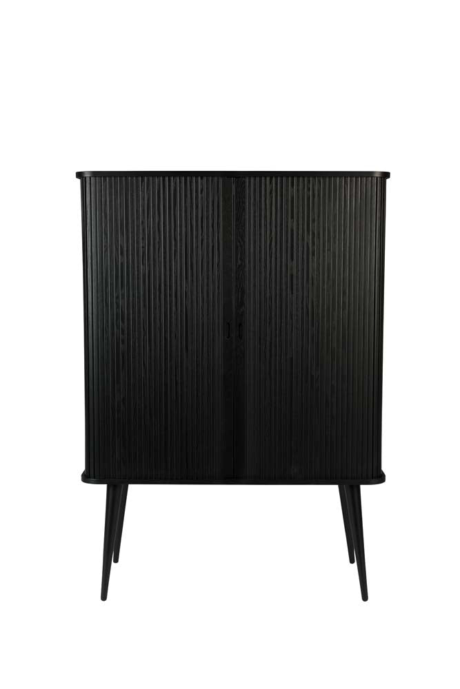 Barbier Highboard Schwarz - Voelpe