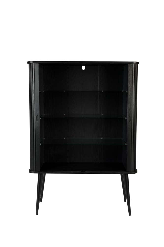 Barbier Highboard Schwarz - Voelpe