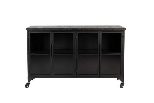 Ferre Sideboard Kommode Schwarz - Voelpe