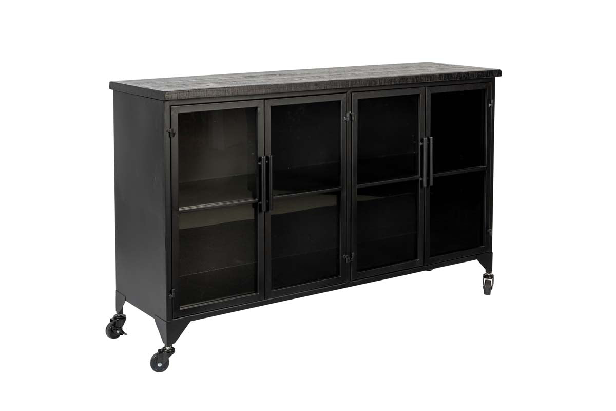 Ferre Sideboard Kommode Schwarz - Voelpe