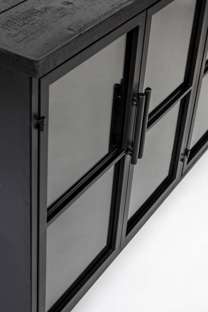 Ferre Sideboard Kommode Schwarz - Voelpe